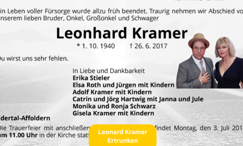 Leonard Kramer Ertrunken