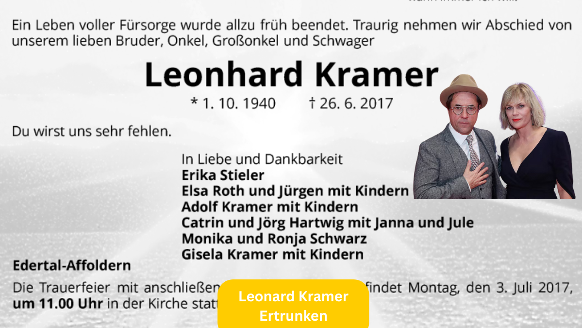 Leonard Kramer Ertrunken