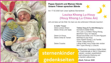 sternenkinder gedenkseiten