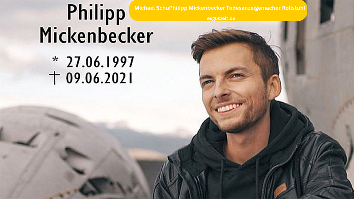 Philipp Mickenbecker Todesanzeige